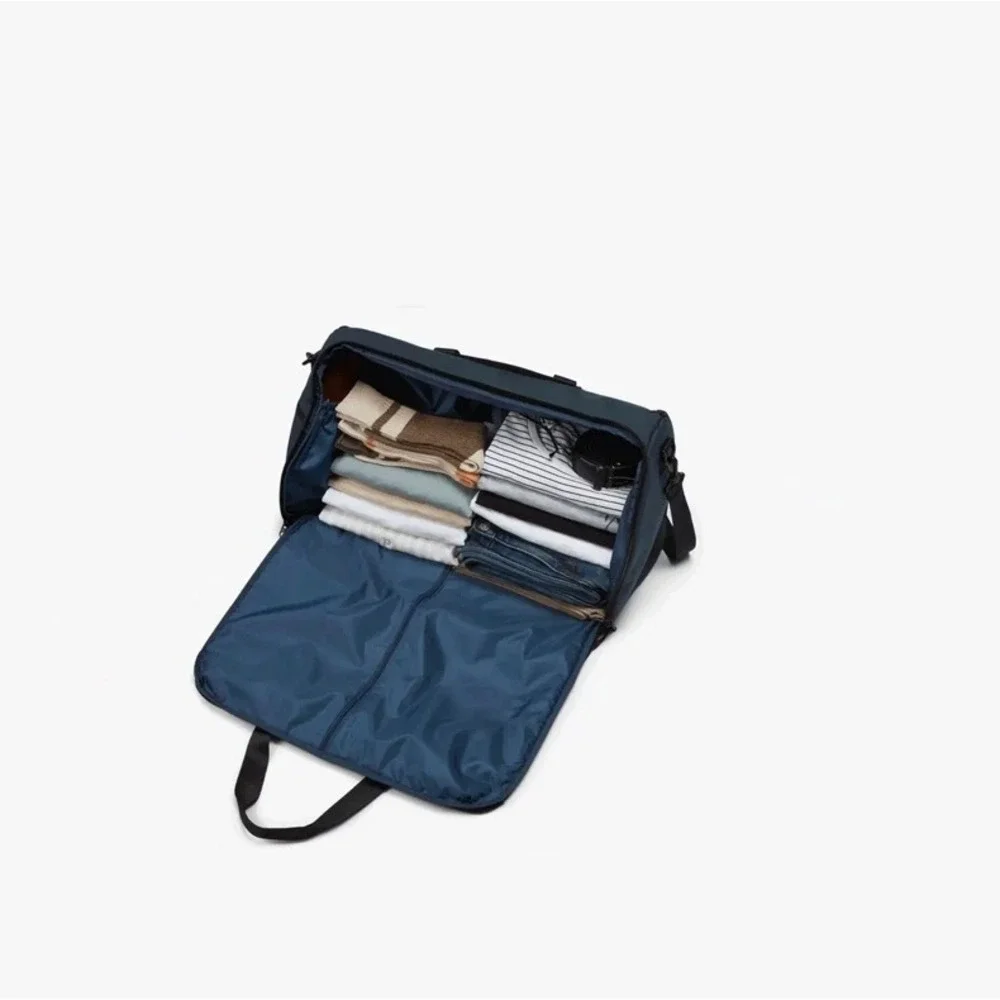 Halfday Travel Garment Duffel Bag Navy Blue 2-in-1 Weekender‎ Suit Bag